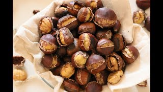 اسهل طريقة لشواء وتقشير الكستناء لا معاناة بعد اليوم وطعم زي العسل how to roast chestnuts