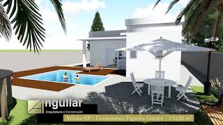 Arquitetura e Construção de Casa em Atibaia  SP   - Condominio Figueira Garden   150m2