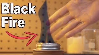 Black Fire Experiment (It's REAL) +Black Fire Flame Thrower