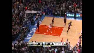 Danilo Gallinari vs Miami Heat 1st Half / Dec. 17th, 2010