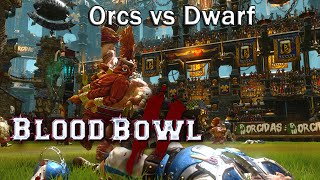 Blood Bowl 2 Match #2  - Dwarves vs Orcs [Full Game]