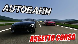 Assetto Corsa Gameplay - Lamborghini Gallardo Autobahn Mod Cruising! [ Wheel Cam ]