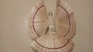 Большая птица счастья из дерева