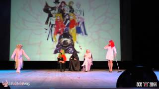 Команда «Tsukino Band» со сценкой «Как Мудрец Алмаза женил», SOS'14
