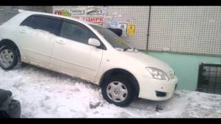 09_03 Автомобиль застрял в снежной куче в Бердске