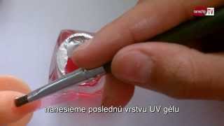 farebný priehladný uv gel
