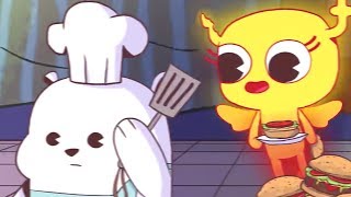 CARTOON NETWORK PARTY DASH ✔ GRIZZ vs KARATE PIGEONS, MONSTERS, GHOSTS & DRONES