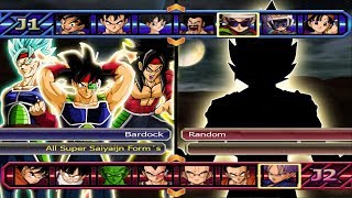 Bardock SSJ Form´s VS Five Random - Dragon Ball Z Budokai Tenkaichi 3