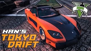 GTA 5 Car Mods: Tokyo Drift Mazda RX7 (Grand Theft Auto V)