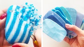 The Most Satisfying Videos Of Soap Cutting! Soap Crushing and Soap Cubes! Oddly Satisfying ASMR! #15