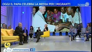 Il Papa celebra la Messa per i migranti