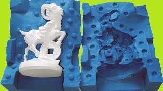 силиконовая форма для сложной детали.