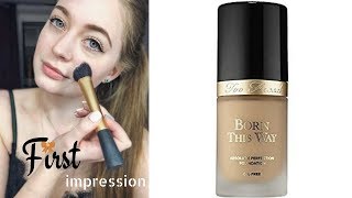Первое впечатление / тест-драйв / пробуем новую косметику: Too Faced Born This Way