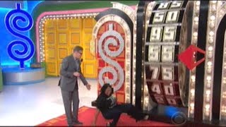 Price Is Right - Judy Injures Her Ankle at the Big Wheel (Jan. 14, 2014)