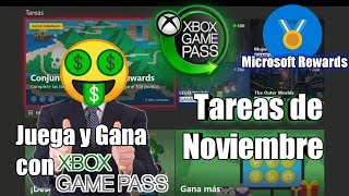Llegan las Quests (Tareas) de NOVIEMBRE 2019 | NOVEMBER´S  Juega y Gana con Microsoft Rewards