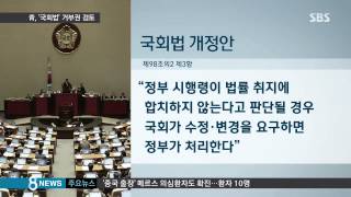[정치] "국회법 개정안 거부권 검토"…청와대-국회 갈등 (SBS8뉴스|2015.05.28)