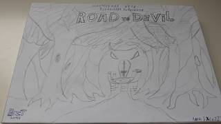 Обзор самодельной настольной игры "Road to Devil" + геймплей.