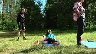Муниципальный турслёт 2015 - эстафета "Летний биатлон"