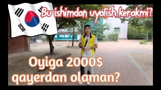 Koreyadagi studentlar oyiga 2000$ topish yo'llari!