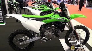 2015 Kawasaki KX 100 Motocross Bike - Walkaround - 2015 Salon Moto de Montreal