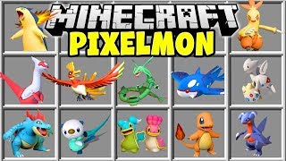 Minecraft PIXELMON MOD | CATCH POKEMON, BATTLE GYMS, FIND LEGENDARIES & MORE!!