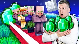 БЕСКОНЕЧНАЯ ФЕРМА ЖИТЕЛЕЙ В МАЙНКРАФТ!✅? НУБ И ПРО ВЫЖИВАЮТ НА СКАЙБЛОКЕ БРАВЛ СТАРС В МАЙНКРАФТЕ!