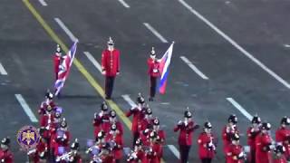 BIYB at the 2018 Spasskaya Tower International Military Tattoo on Red Square, Moscow-Спасская башня