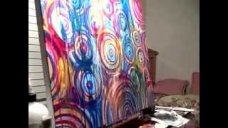 Abstract Acrylic Painting by Lindsey Cormier