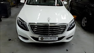 Мерседес Бенц W222. Кузовной ремонт за 24 часа
