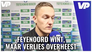Toornstra na bewogen bekeravond: ''Uiteraard zijn we blij, maar het gevoel van verlies overheerst''