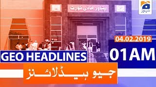 Geo Headlines 01 AM | 4th February 2020