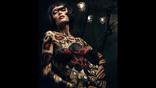 Красивый Боди-Арт… девушки… просмотр под красивую музыку!