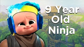 9 Year Old Ninja on Fortnite! - Fortnite Battle Royale