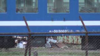 オハ50 5003　快速「海峡」の客車 留置 五稜郭車両所