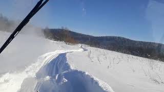ГАЗ 66 по глубокому снегу