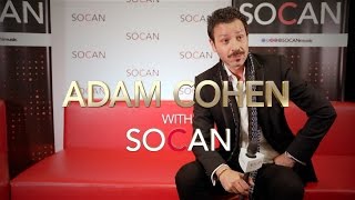 Adam Cohen with SOCAN
