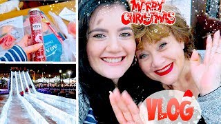 VLOG : НОВОГОДНИЙ ЗАКУП ЕДЫ ПРОДОЛЖАЕТСЯ | ГИГАНТСКАЯ ГОРКА В МОСКВЕ | ВЛОГ : 26.12.2017