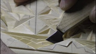 #Wood_carving Резьба по дереву уроки Геометрическая резьба #Adolf-Yurev.com