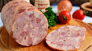 Ветчина из свиной рульки. ВКУСНЯТИНА за КОПЕЙКИ