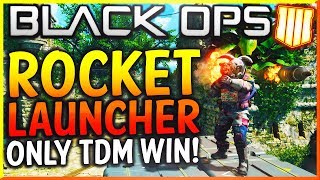 BLACK OPS 4 - "ROCKET LAUNCHER ONLY TEAM DEATHMATCH WIN!" - Team Challenge #18 (BO4 FUNNY Challenge)