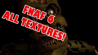 FNaF 6 ALL TEXTURES! I Freddy Fazbear's Pizzeria Simulator Official Textures