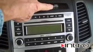Снятие магнитолы Hyundai Santa Fe
