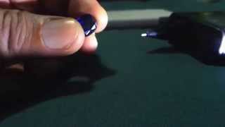 Testing Blue Sapphire by using Diamond's Tester