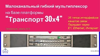 Малоканальный компактный гибкий мультиплексор