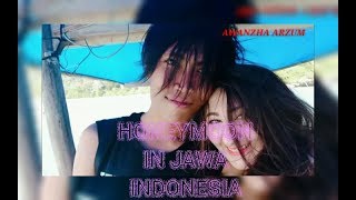 Awanzha Arzum Honeymoon in Jawa, Indonesia (LDR Couple Indonesia-Austria)