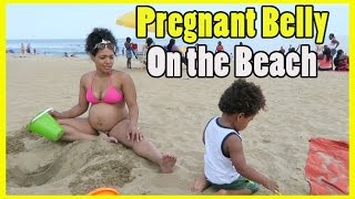 Pregnant Belly On The Beach!!