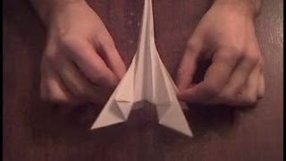 Ракета из бумаги оригами Launch of paper Origami