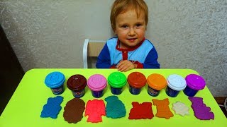 ТИМУР ЛЕПИТ ИЗ ПЛАСТИЛИНА ПЛЕЙ ДО НОВОГОДНИЕ ФИГУРКИ УЧИМСЯ ЛЕПИТЬ ИЗ ПЛАСТИЛИНА  ВИДЕО ДЛЯ ДЕТЕЙ