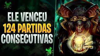 O RECORDE MAIS ÍNCRIVEL EM LEAGUE OF LEGENDS, 124 VITÓRIAS CONSECUTIVAS!!!