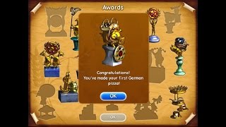 Farm Frenzy Pizza Party only GOLD German Street 1 (level 70) Веселая ферма Печем пиццу Немецкая 1
